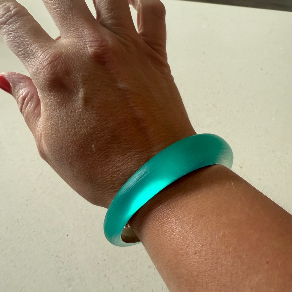 Alexis Bittar Lucite Turquoise Bangle Bracelet